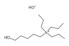 5-hydroxy-N,N,N-tripropylpentan-1-aminium hydroxide Structure