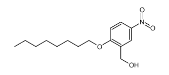 2-Hydroxymethyl-4-nitro-1-octyloxy-benzol Structure