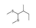 2-methyl-1,1-bis(methylsulfanyl)butane Structure