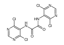 N,N'-bis(4,6-dichloropyrimidin-5-yl)oxamide结构式