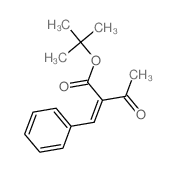 tert-butyl (2E)-2-benzylidene-3-oxo-butanoate structure