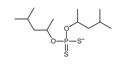 bis(4-methylpentan-2-yloxy)-sulfanylidene-sulfido-λ5-phosphane结构式