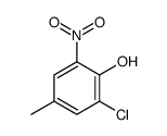 2-chloro-4-methyl-6-nitrophenol结构式