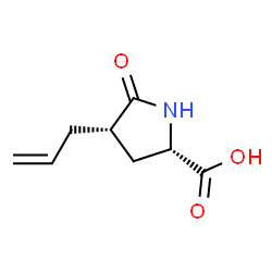 L-Proline, 5-oxo-4-(2-propenyl)-, (4S)- (9CI) structure