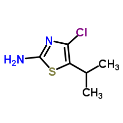 4-Chloro-5-isopropyl-1,3-thiazol-2-amine结构式