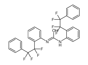 1,3-bis[2-(1,1,2,2-tetrafluoro-2-phenylethyl)phenyl]urea结构式