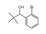1-(2-Bromphenyl)-2,2-dimethylpropanol-1结构式