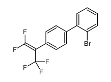 1-bromo-2-[4-(1,1,3,3,3-pentafluoroprop-1-en-2-yl)phenyl]benzene Structure