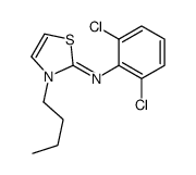 3-butyl-N-(2,6-dichlorophenyl)-1,3-thiazol-2-imine Structure