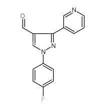 1-(4-fluorophenyl)-3-(pyridin-3-yl)-1h-pyrazole-4-carbaldehyde structure