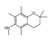 N,2,2,5,7,8-hexamethyl-3,4-dihydrochromen-6-amine Structure