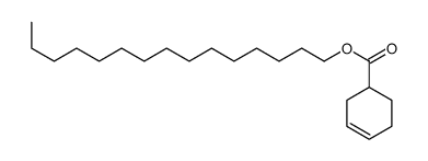 pentadecyl cyclohex-3-ene-1-carboxylate结构式