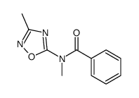 N-methyl-N-(3-methyl-1,2,4-oxadiazol-5-yl)benzamide Structure