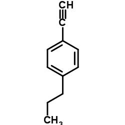 1-Ethynyl-4-propylbenzene Structure
