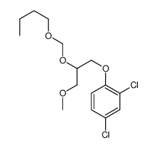 1-[2-(butoxymethoxy)-3-methoxypropoxy]-2,4-dichlorobenzene结构式