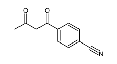 4-(3-oxobutanoyl)benzonitrile structure