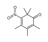 2,3,4,6,6-pentamethyl-5-nitrocyclohexa-2,4-dien-1-one结构式