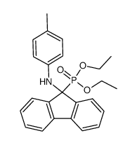 diethyl (9-(p-tolylamino)-9H-fluoren-9-yl)phosphonate Structure