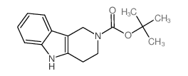tert-Butyl 1,3,4,5-tetrahydro-2H-pyrido-[4,3-b]indole-2-carboxylate structure