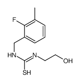 1-[(2-fluoro-3-methylphenyl)methyl]-3-(2-hydroxyethyl)thiourea Structure