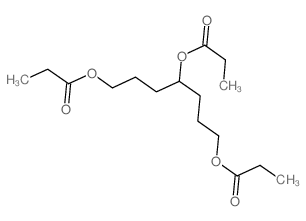 4,7-dipropanoyloxyheptyl propanoate结构式