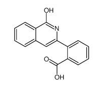 2-(1-oxo-2H-isoquinolin-3-yl)benzoic acid Structure