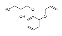 3-[2-(Allyloxy)phenoxy]-1,2-propanediol结构式