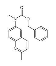 benzyl N-methyl-N-(2-methylquinolin-6-yl)carbamate Structure