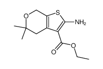 Ethyl 2-amino-5,5-dimethyl-4,7-dihydro-5H-thieno[2,3-c]pyran-3-carboxylate picture