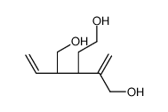 (2R,3S)-2-ethenyl-3-(2-hydroxyethyl)-4-methylidenepentane-1,5-diol结构式