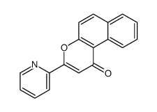 3-pyridin-2-ylbenzo[f]chromen-1-one结构式