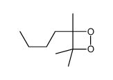 3-butyl-3,4,4-trimethyldioxetane Structure