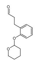 2-[2-(tetrahydropyran-2-yloxy)phenyl]-propionaldehyde Structure