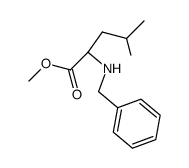 N-benzyl-L-leucine methyl ester结构式