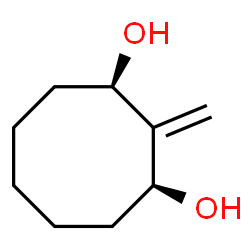 1,3-Cyclooctanediol, 2-methylene-, (1R,3S)-rel- (9CI) structure