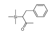 4-phenyl-3-trimethylsilylbutan-2-one结构式