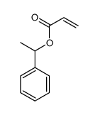 1-phenylethyl prop-2-enoate Structure