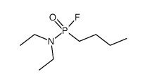 butyl-phosphonic acid diethylamide fluoride Structure