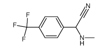 2-(methylamino)-2-(4-trifluoromethylphenyl)acetonitrile结构式