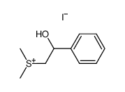 (β-hydroxy-phenethyl)-dimethyl sulfonium , iodide结构式