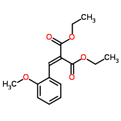 2-Methoxybenzylidenemalonic Acid Diethyl Ester Structure