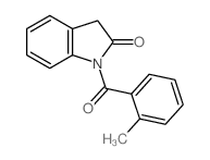 1-(2-methylbenzoyl)-3H-indol-2-one structure