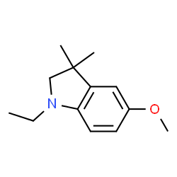 1H-Indole,1-ethyl-2,3-dihydro-5-methoxy-3,3-dimethyl-(9CI) picture