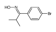 1-(4-bromophenyl)-2-methyl-1-propanone oxime结构式