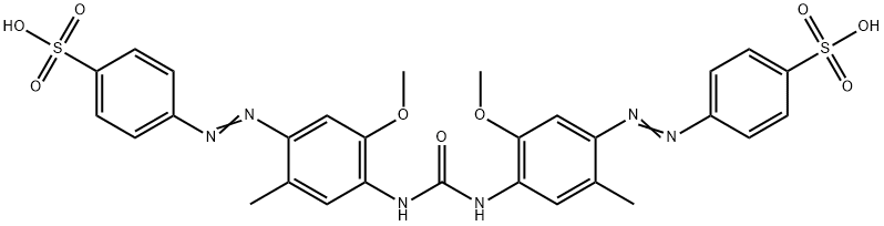 4,4'-[Carbonylbis[imino(2-methyl-5-methoxy-4,1-phenylene)azo]]bisbenzenesulfonic acid picture