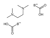 carboxyboron,N,N,N',N'-tetramethylethane-1,2-diamine Structure