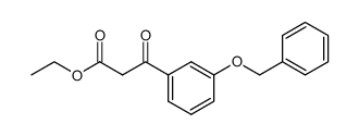 ethyl 3-(3-benzyloxyphenyl)-3-oxopropanoate结构式