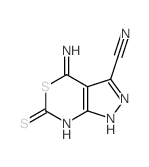 4-Imino-6-thioxo-1,4,6,7-tetrahydropyrazolo[3,4-d][1,3]thiazine-3-carbonitrile picture