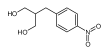 2-[(4-nitrophenyl)methyl]propan-1,3-diol结构式