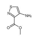 3-Isothiazolecarboxylicacid,4-amino-,methylester(9CI) Structure